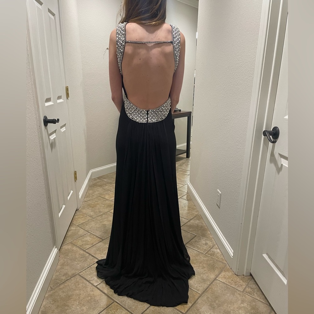 Size 2 black Sherri Hill prom dress